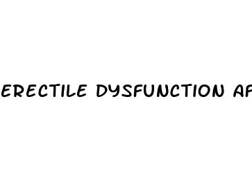 erectile dysfunction after anxieties
