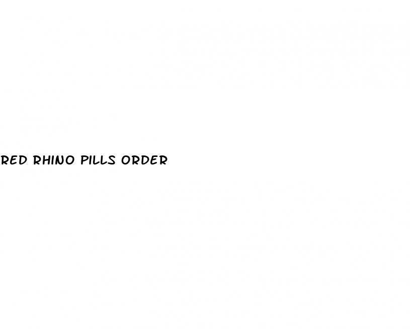red rhino pills order