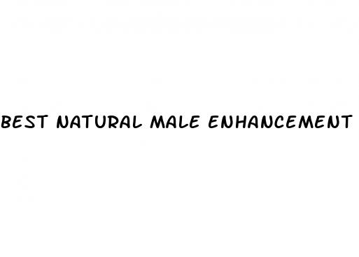 best natural male enhancement