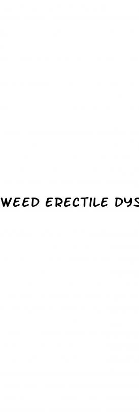 weed erectile dysfunction