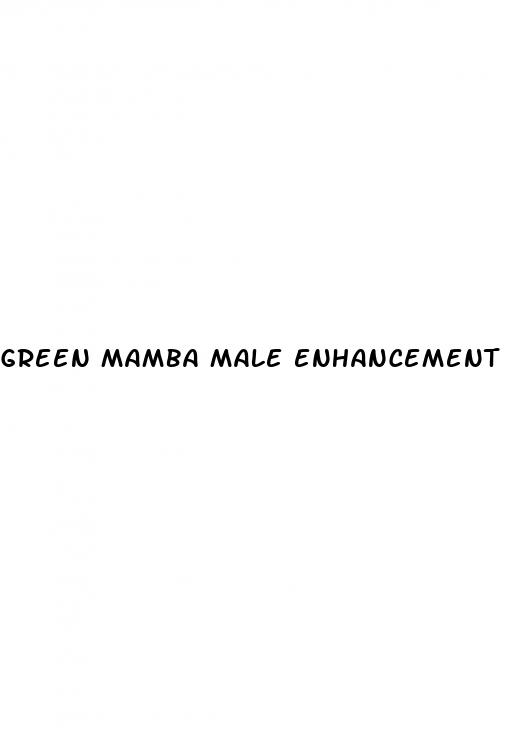 green mamba male enhancement pills