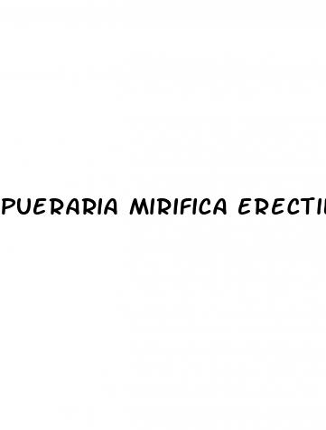pueraria mirifica erectile dysfunction