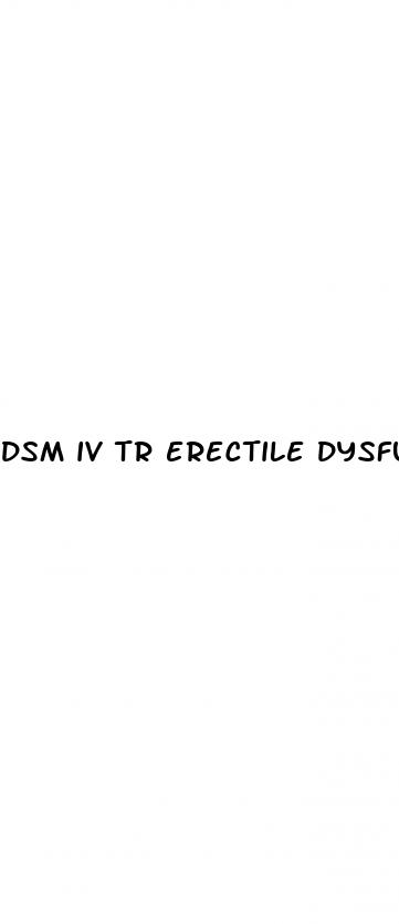 dsm iv tr erectile dysfunction