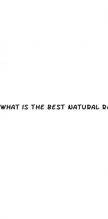 what is the best natural remedy for erectile dysfunction