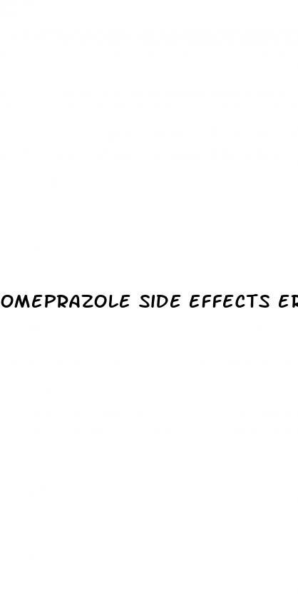 omeprazole side effects erectile dysfunction