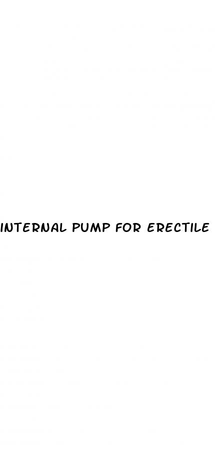 internal pump for erectile dysfunction