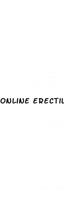 online erectile dysfunction prescription