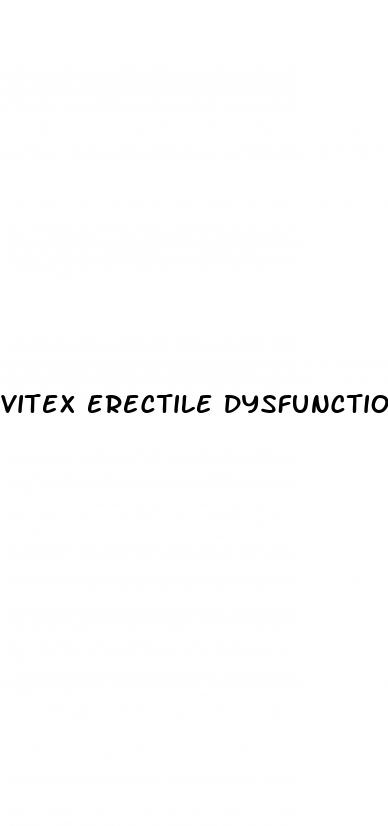vitex erectile dysfunction