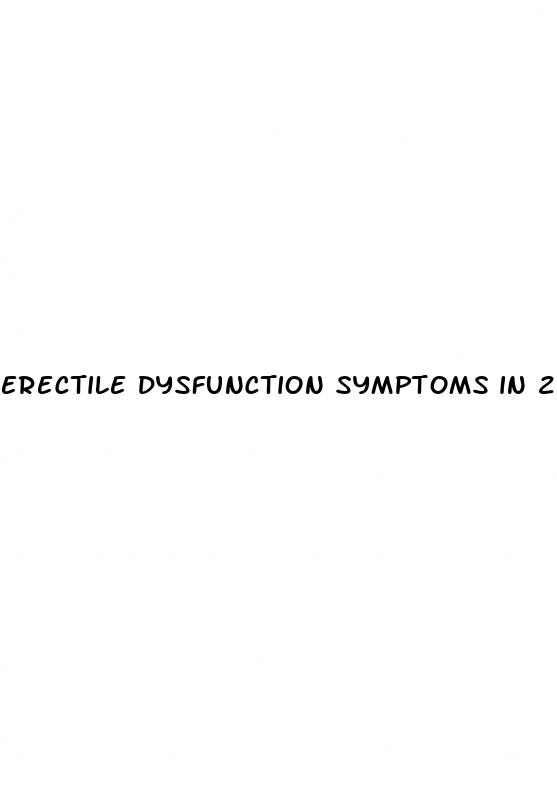 erectile dysfunction symptoms in 20s