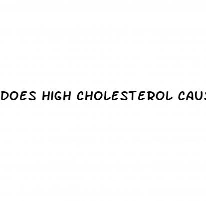 does high cholesterol cause erectile dysfunction