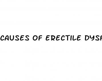 causes of erectile dysfunction over 50