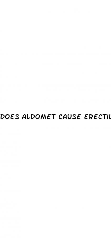 does aldomet cause erectile dysfunction