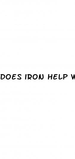 does iron help with erectile dysfunction