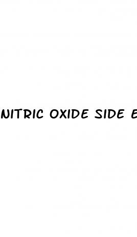nitric oxide side effects erectile dysfunction