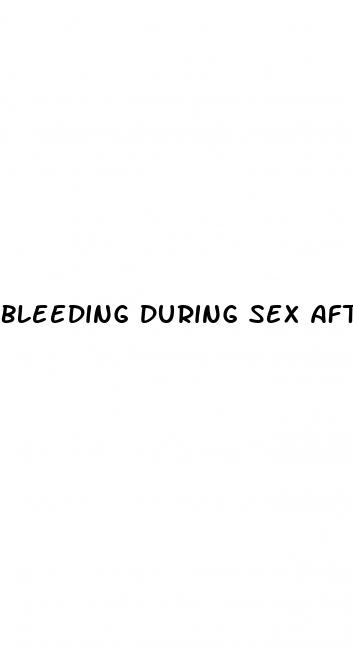 bleeding during sex after stopping pill