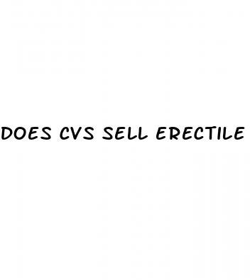 does cvs sell erectile dysfunction