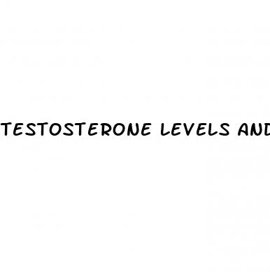 testosterone levels and erectile dysfunction