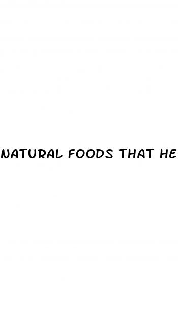 natural foods that help erectile dysfunction