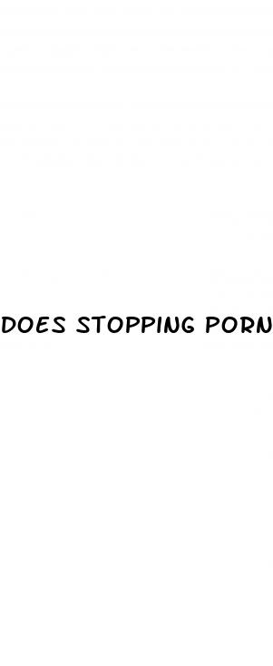 does stopping porn cause erectile dysfunction