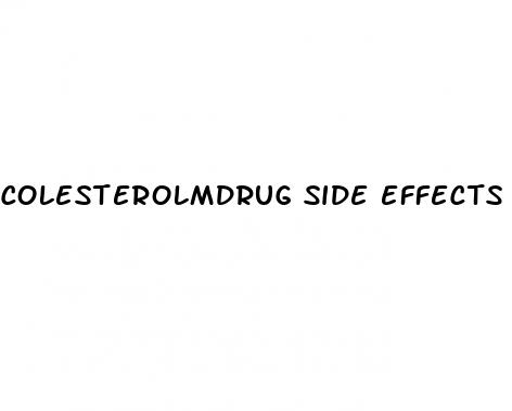 colesterolmdrug side effects erectile dysfunction