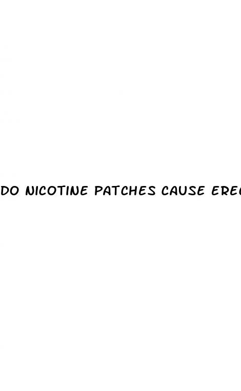 do nicotine patches cause erectile dysfunction