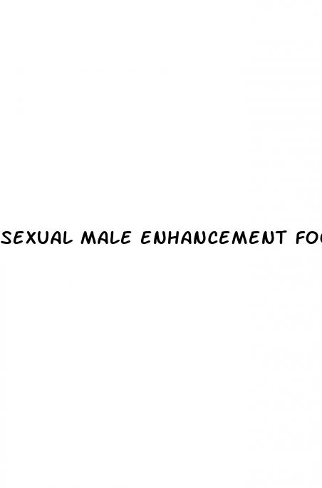 sexual male enhancement foods