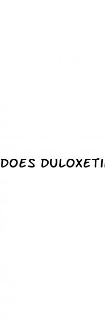 does duloxetine cause erectile dysfunction