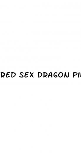 red sex dragon pills