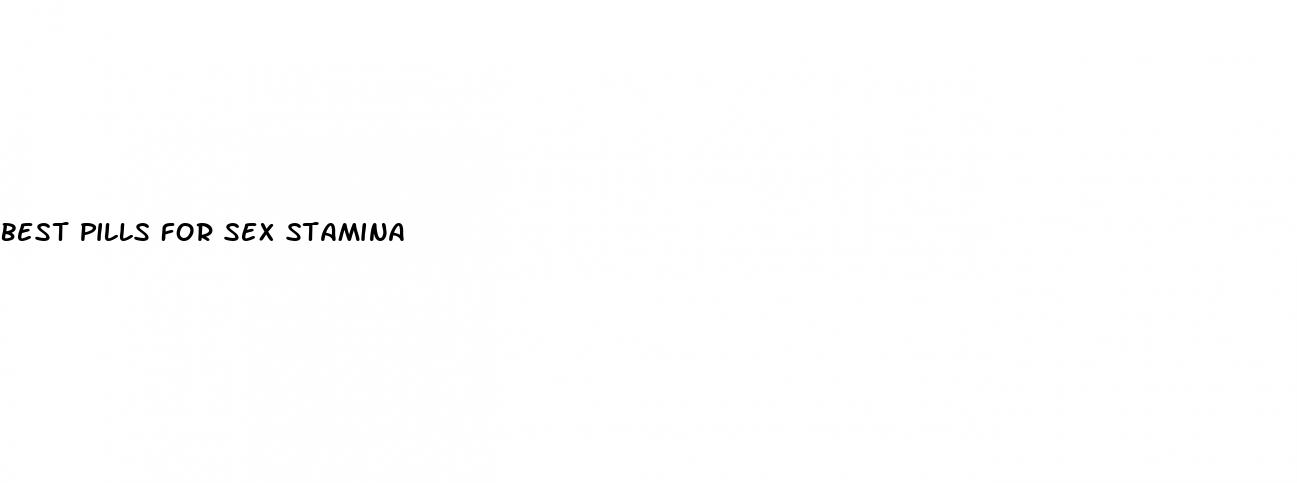 best pills for sex stamina