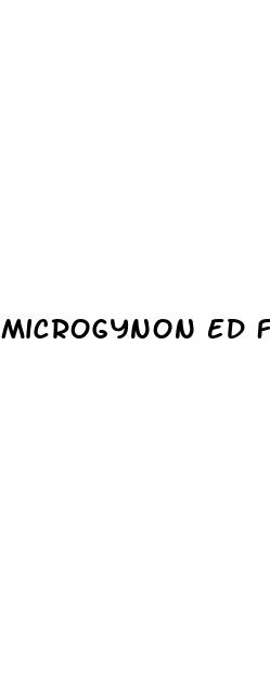 microgynon ed fe family planning pills