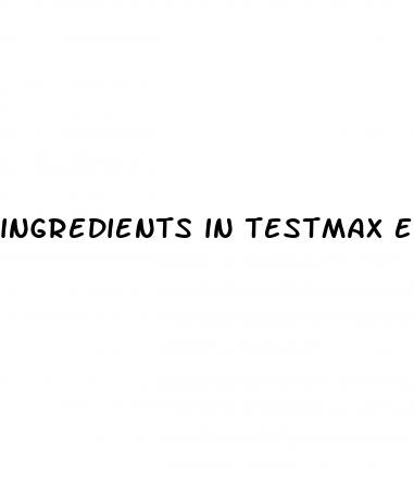ingredients in testmax ed pills