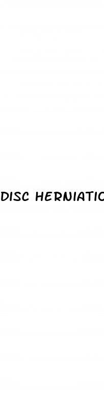 disc herniation erectile dysfunction