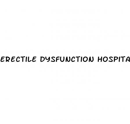 erectile dysfunction hospital