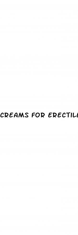 creams for erectile dysfunction
