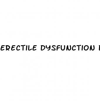 erectile dysfunction demographics