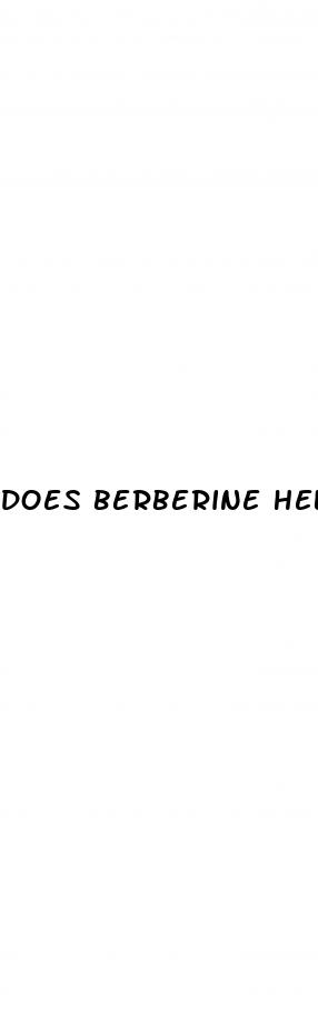 does berberine help with erectile dysfunction