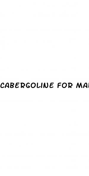 cabergoline for male over the counter enhancement pills