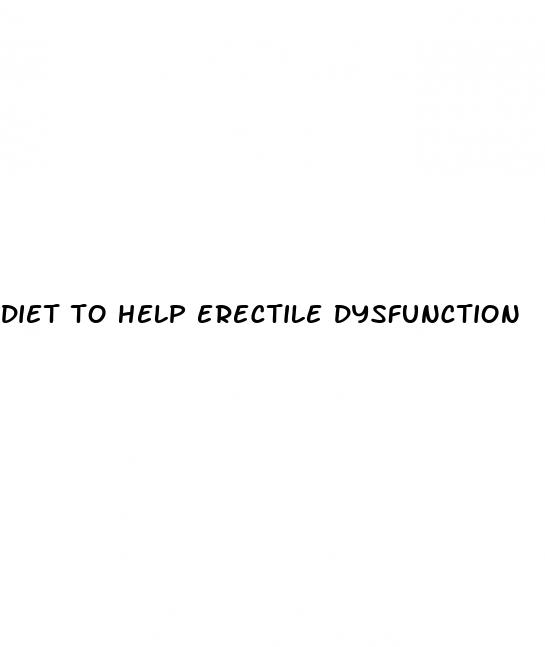 diet to help erectile dysfunction