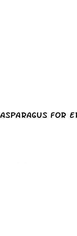 asparagus for erectile dysfunction