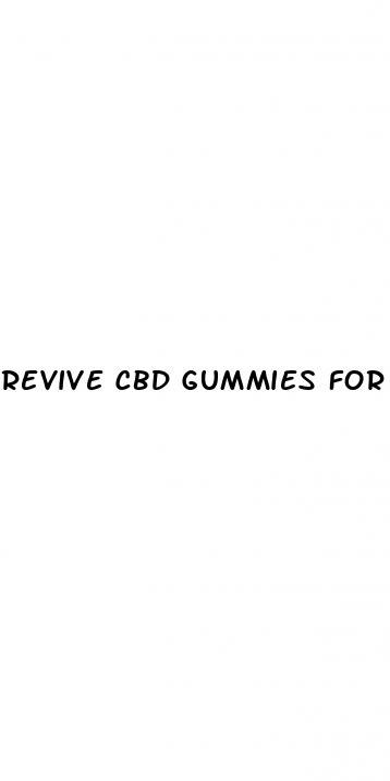 revive cbd gummies for men
