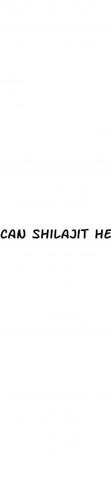 can shilajit help with erectile dysfunction