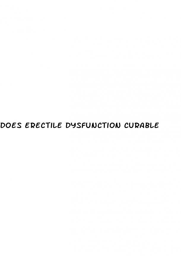 does erectile dysfunction curable