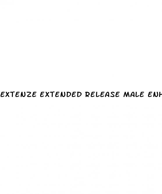 extenze extended release male enhancement supplement