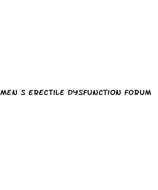 men s erectile dysfunction forum