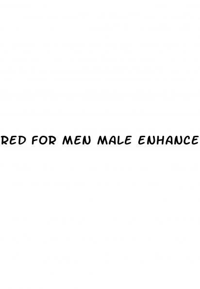 red for men male enhancement