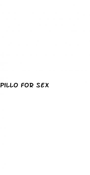 pillo for sex