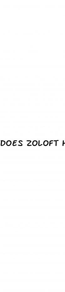 does zoloft help erectile dysfunction