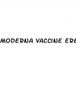 moderna vaccine erectile dysfunction
