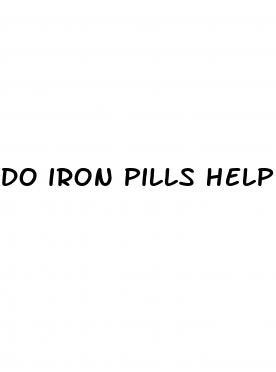 do iron pills help erectile dysfunction