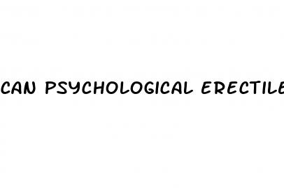 can psychological erectile dysfunction be cured